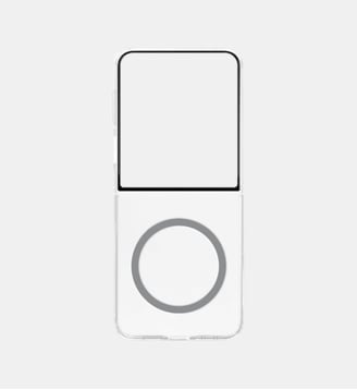 Coque Z Flip 7 magnétique transparente - Samsung - Transparent