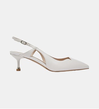 Slingbacks en cuir nappa - Liu Jo - Écru