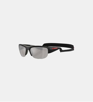 Lunettes de soleil Pillow PS A01S - Prada Linea Rossa - Nero opaco