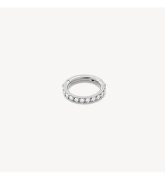 Anneau Emma 8mm - Nebuleuse Bijoux - Argenté