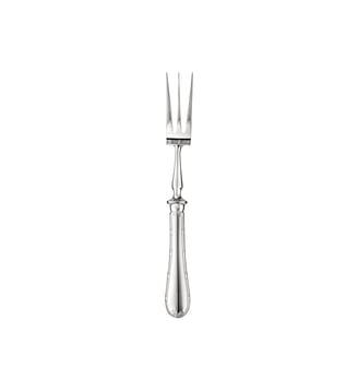 Fourchette à découper en métal argenté - RUBANS - Christofle - Argent