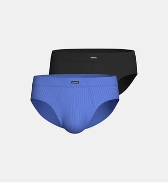 Lot 2 Slips en Lyocell - Impetus - Bleu