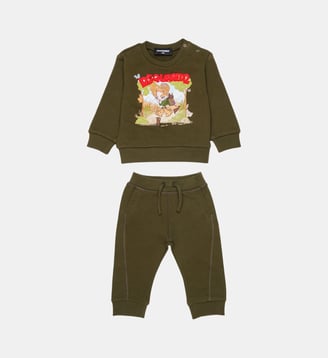Combinaison avec logo - Dsquared2 - Kaki