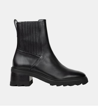 Boots Plates Lison Cuir d Agneau - Bobbies - Noir