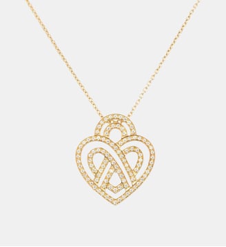 Collier Cœur Entrelacé - Poiray - Or jaune