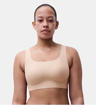 Soutien-gorge sans armature - Chantelle - Beige doré