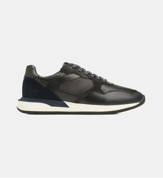 Baskets basses Paillon en cuir - Redskins - Bleu et gris