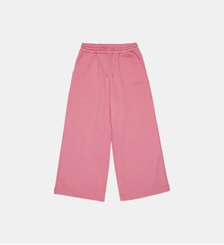 Pantalon wide leg en polaire de la marque - Marni - Orchidée rose