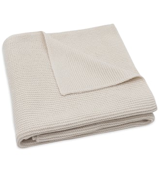 Couverture en tricot - Jollein - Écru