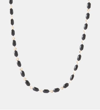 Collier maillons noir et doré - Balaboosté - Noir