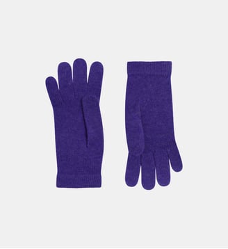 Gants en cachemire - Bompard - Ultraviolet