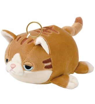 Porte-clé peluche - Nemu Nemu - Marron