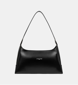 Grand sac rectangle Suave Ace en cuir - Lancaster - Noir