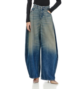 Relaxed Jeans High Waist 1987 D-Khelz - Diesel - Bleu foncé