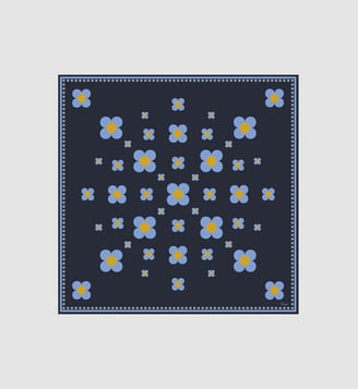 Foulard Edme - Tara Jarmon - Bleu