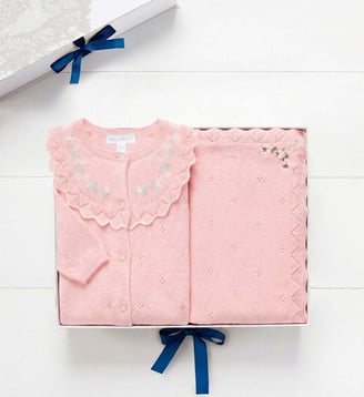 Coffret - Naissance maille douceur - Tartine Et Chocolat - Rose