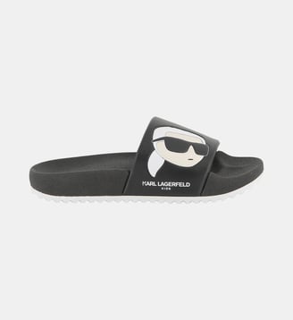 Claquettes à motif - Karl Lagerfeld Kids - Black