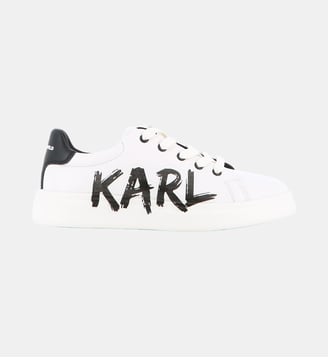 Baskets basse à lacets - Karl Lagerfeld Kids - Blanc