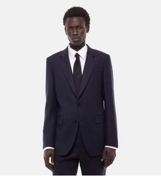 Veste de costume ajustée en flanelle Fursac