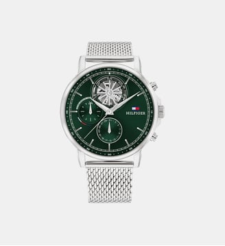Montre Stewart Vert 1710608 - Tommy Hilfiger - Argenté