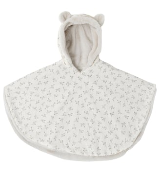Poncho polaire - Babyshower - Écru