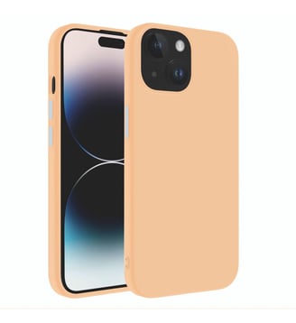 Coque iPhone 15 Plus - Abricot - Essentiel B - Orange