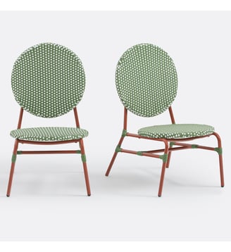 Lot de 2 fauteuils bas de jardin Matu La Redoute Interieurs