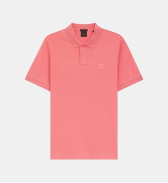 Polo modèle Passenger slim stretch patch logo BOSS