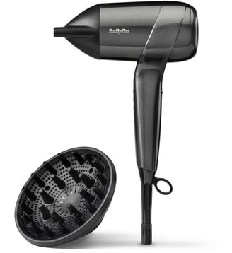 Sèche cheveux professionnel Titanium Shine 1600 D6200DE - Babyliss - Gris