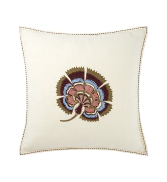 Housse de coussin en coton - Desforges - A motif