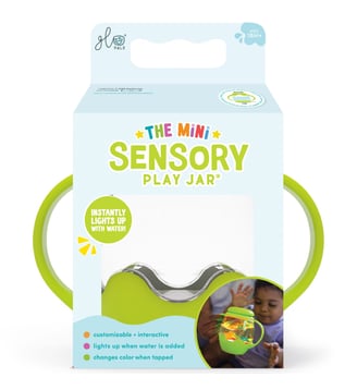 Mini jarre sensorielle - Glo Pals - Vert