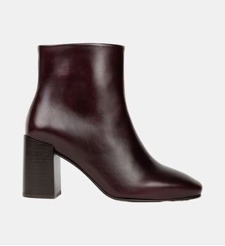 Boots Talon Haut Carla Cuir - Bobbies - Bordeaux