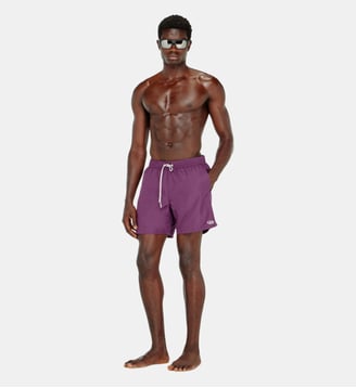 Short de bain avec logo Oval D métallique Diesel