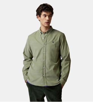 Chemise en velours côtelé - Faguo - Kaki