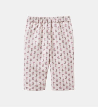Pantalon en velours imprimé Bébé - Cyrillus - Imprimé rosie
