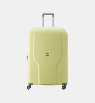 Valise rigide extensible Clavel 4R 83 cm - Delsey Paris - Jaune pâle