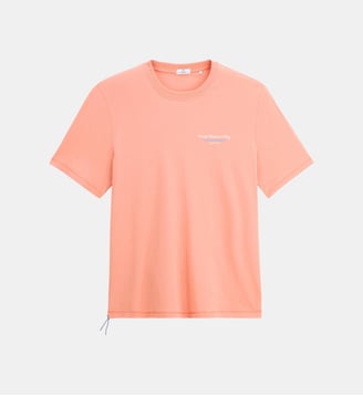 T-shirt manches courtes Théo imprimé Ski & Raclette - Serge Blanco - Rose