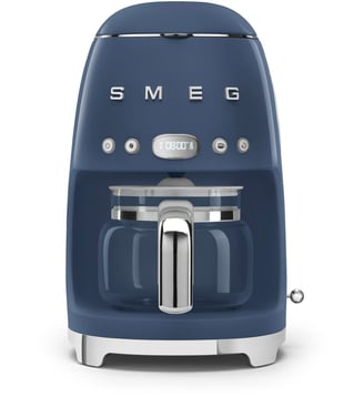 Cafetière filtre DCF02NBEU chrome - Smeg - Bleu