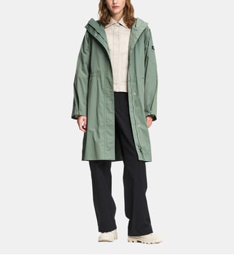 Parka mi-longue à taille ajustable MTD - Aigle - Vert amande