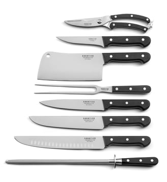 Set 8 couteaux de boucher Sabatier Trompette