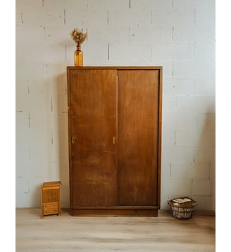 Bibliothèque en bois Madeleine N°102- Produit chiné - Debongout - Bois foncé