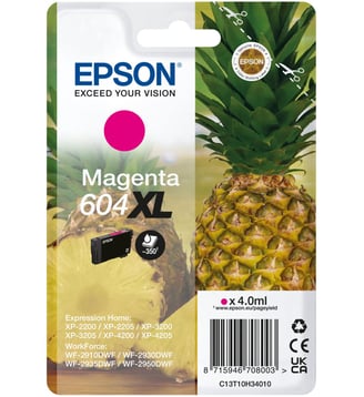 Cartouche d'encre 604XL Serie Ananas Magenta - Epson - Rose