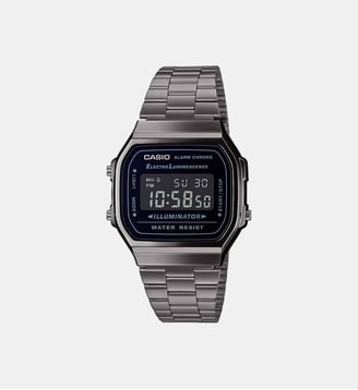Montre Illuminator Gris A168WEGG-1BEF - Casio - Ivoire foncé