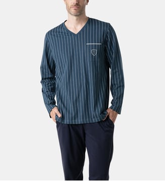 Pyjama long SPORT CLUB - Eminence - Bleu