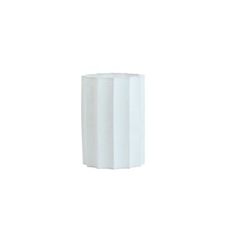 Abat-jour cylindrique Disli - Light & Living - Crème