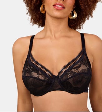 Soutien-gorge avec armatures Songe noir - Maison Lejaby - Noir