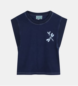 T-shirt sans manches - Kenzo Kids - Medieval blue