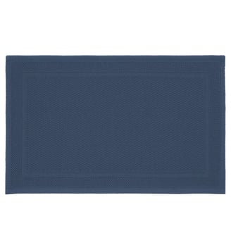 Tapis de bain pur coton - Garnier Thiebaut - Navy