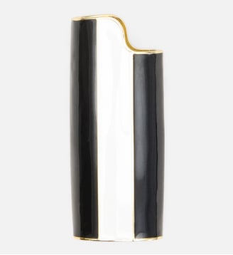 Porte Briquet Ami De Coeur en Métal unisexe - AMI Paris - Or, noir et blanc creme