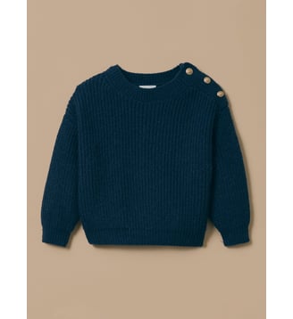 Pull élégant Fille - Cyrillus - Marine